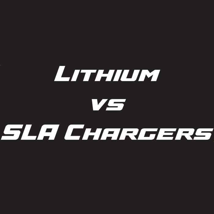 Lithium Chargers versus SLA Chargers