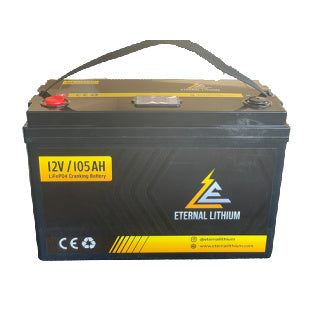 Eternal Lithium 12V 105Ah Dual Purpose Battery with Display