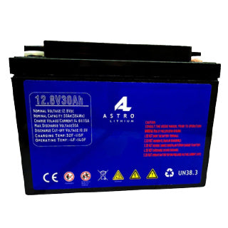 Astro Lithium 12V 30Ah Deep Cycle Battery