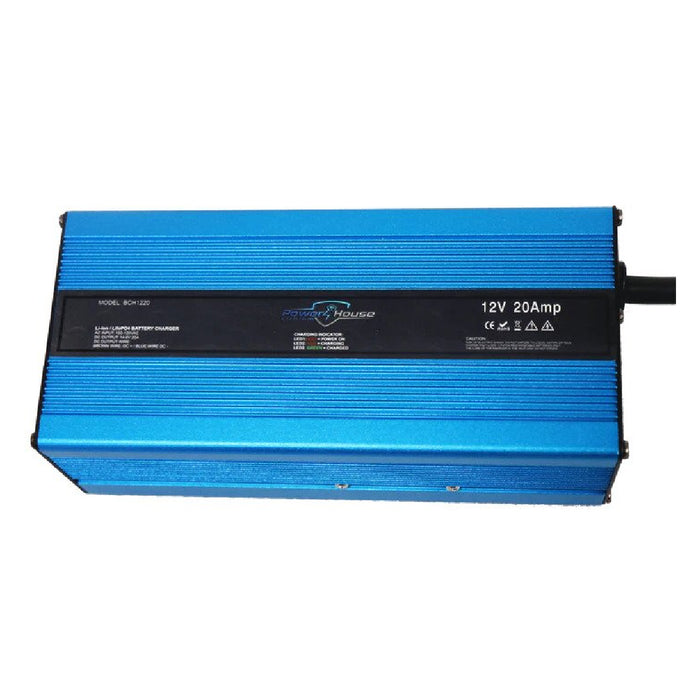 PowerHouse Lithium 12V 20A Lithium Battery Charger