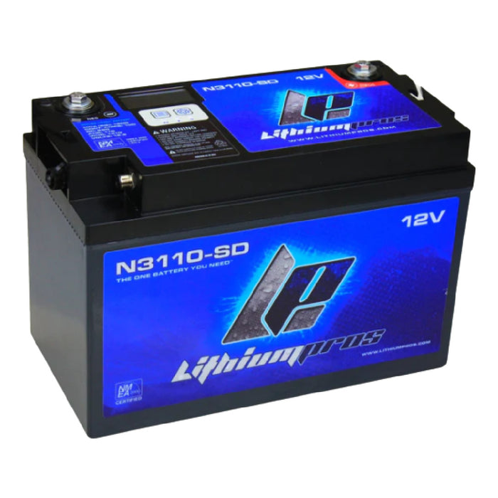 Lithium Pros 12V 110Ah Cranking Battery w/ NMEA 2000