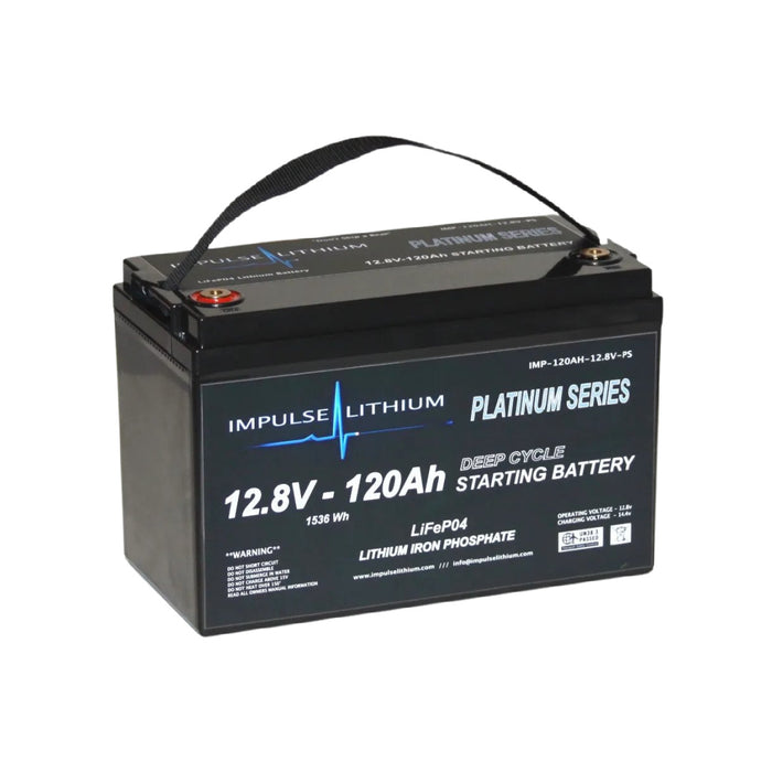 Impulse Lithium 12V 120Ah Platinum Cranking Battery w/ BlueTooth