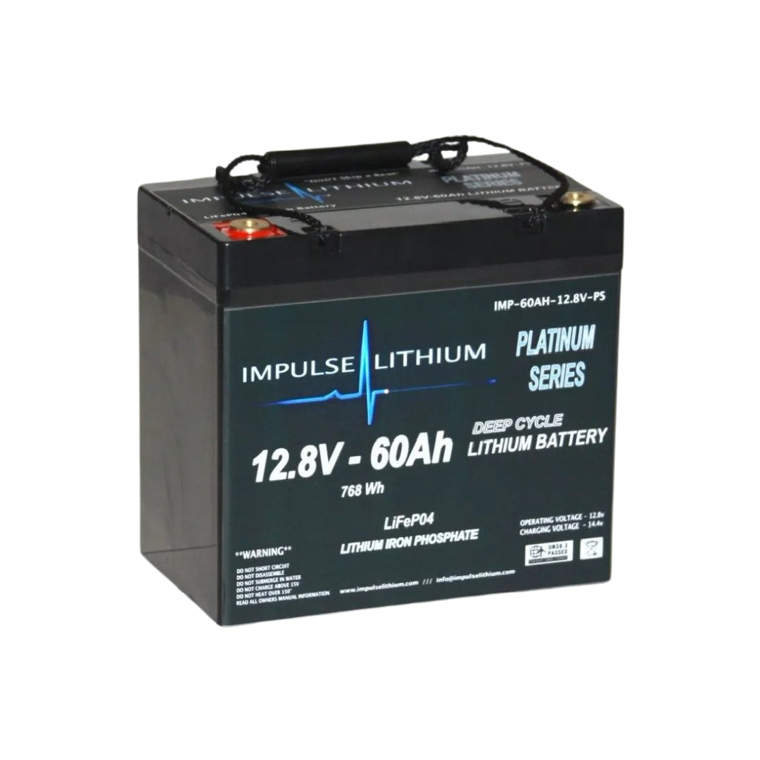 Impulse Lithium 12V 60AH Platinum Series Bluetooth LiFePO4 Lithium