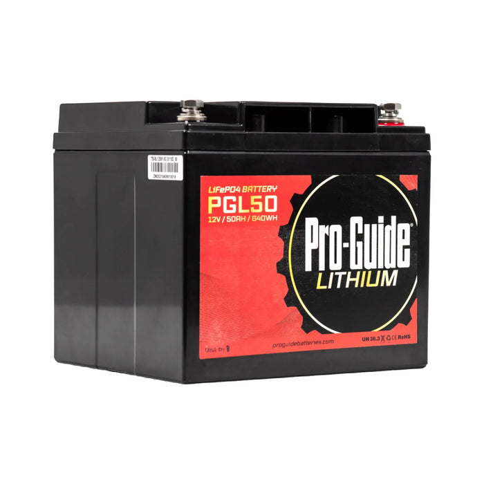 Pro-Guide 12V 50Ah Lithium Battery PGLM50  Lithium Battery Source — Lithium  Battery Source